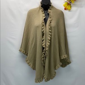 Baby alpaca vest color beige